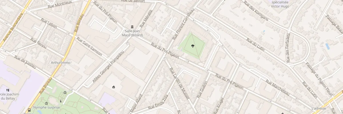 Plan du 38 Rue du Pré-Pigeon à Angers
