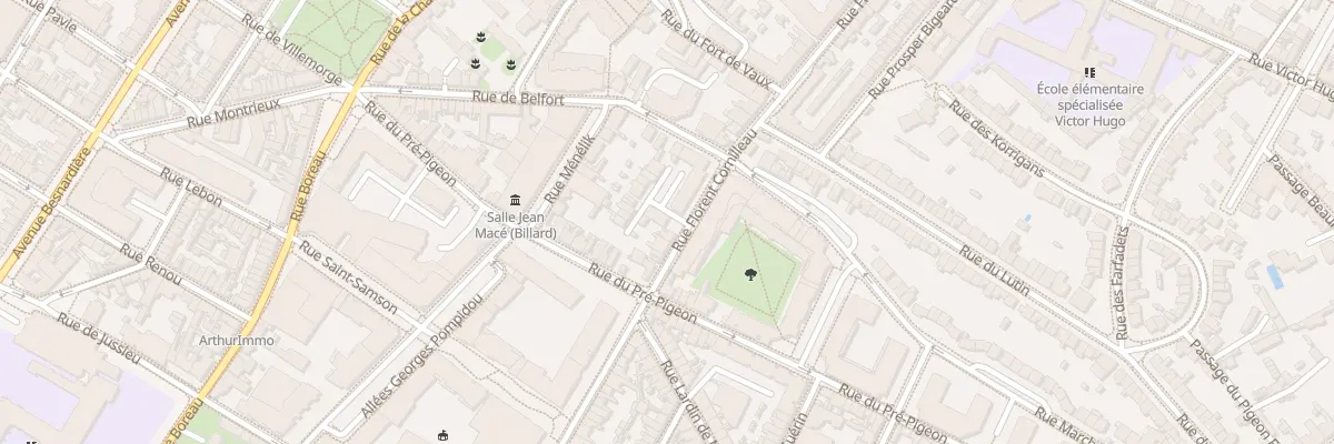 Plan du 46 Rue Florent Cornilleau à Angers