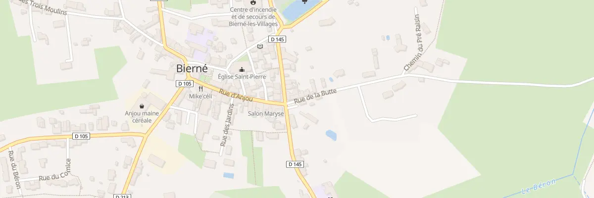 Plan du 1 Rue de la Butte à Bierné-les-Villages