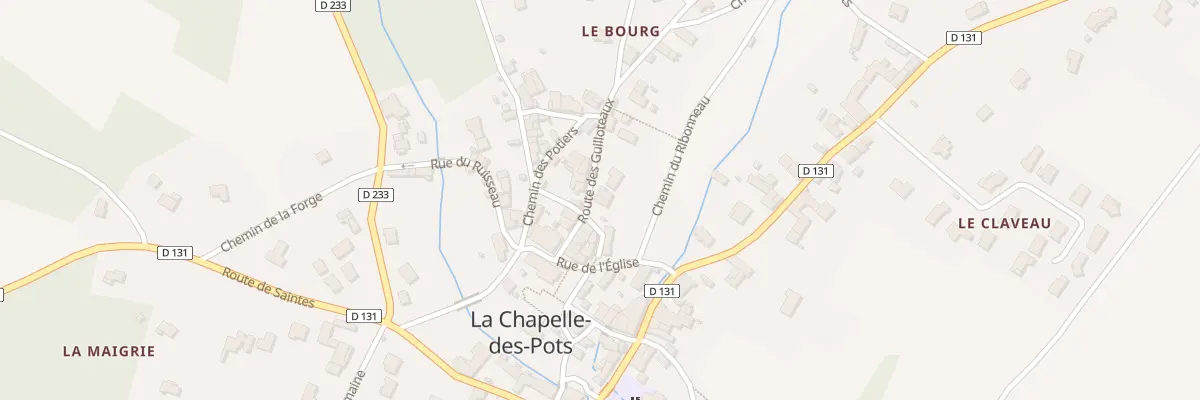 Plan du 8 Rte des Guilloteaux à La Chapelle-des-Pots