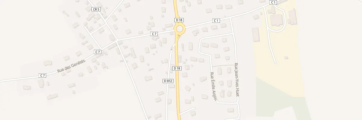 Plan du 2E Rue de la Motte Angot à Messei