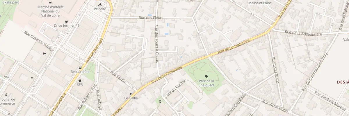 Plan du 37B Rue de la Chalouère à Angers