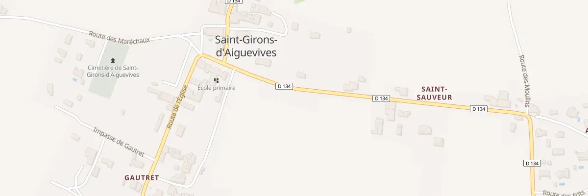 Plan du 19 Le Bourg Sud à Saint-Girons-d’Aiguevives