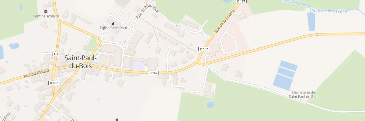 Plan du 5 Rue de la source à Saint-Paul-du-Bois