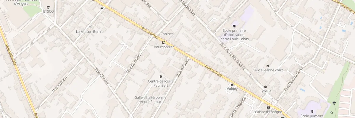 Plan du 64B Rue Volney à Angers