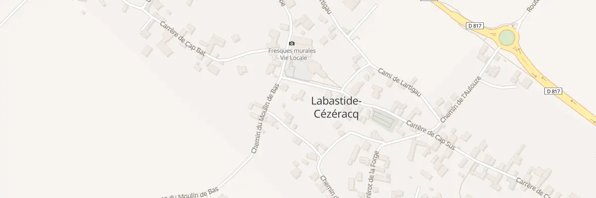 Plan du 4 Carrere de Cap Sus à Labastide-Cézéracq