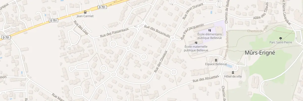 Plan du 2 Sq des Fauvettes à Mûrs-Erigné