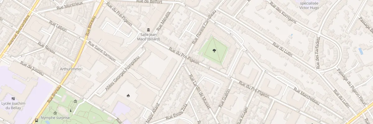 Plan du 34 Rue du Pré-Pigeon à Angers