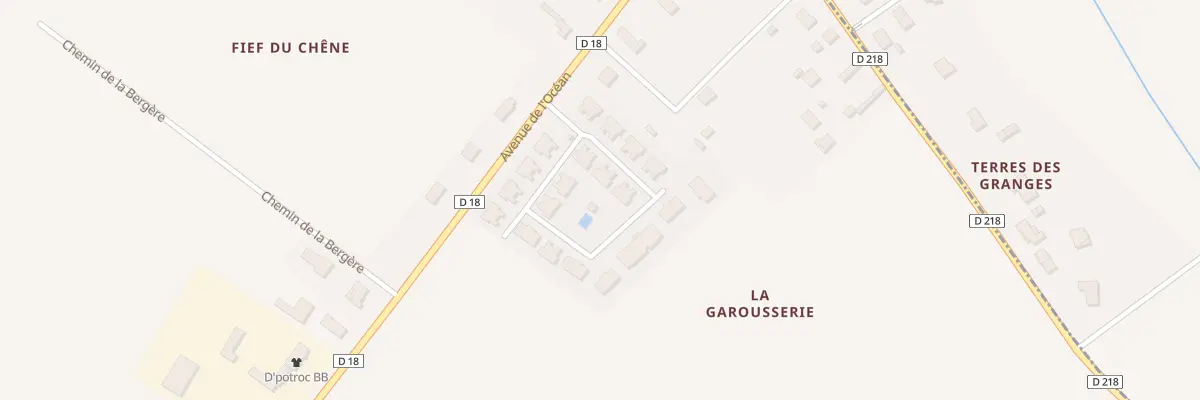 Plan du 251 Av de l’Ocean à Ternant