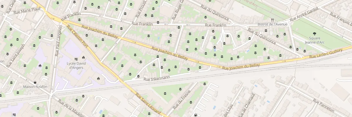 Plan du 60 Rue Joachim du Bellay à Angers