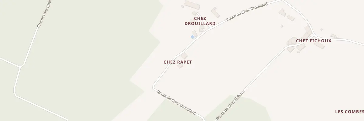Plan du 1 Chez Rapet à Mosnac