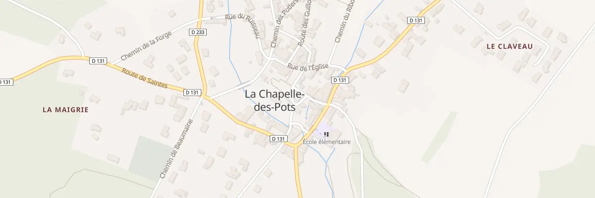 Plan du 7 Che de la Bughee à La Chapelle-des-Pots