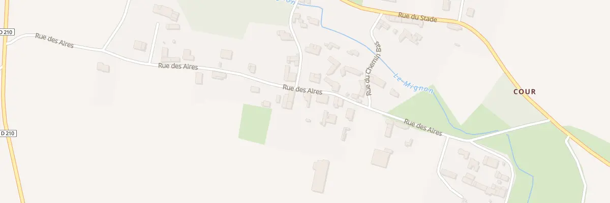 Plan du 20 Rue des Aires à Dœuil-sur-le-Mignon