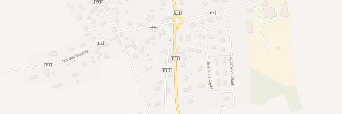 Plan du 3 Rue de la Motte Angot à Messei