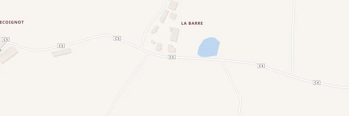 Plan du 4 La Barre à Moncoutant-sur-Sèvre