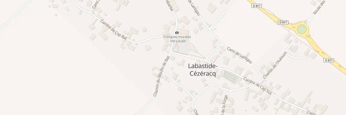 Plan du 2 Carrere de Cap Sus à Labastide-Cézéracq