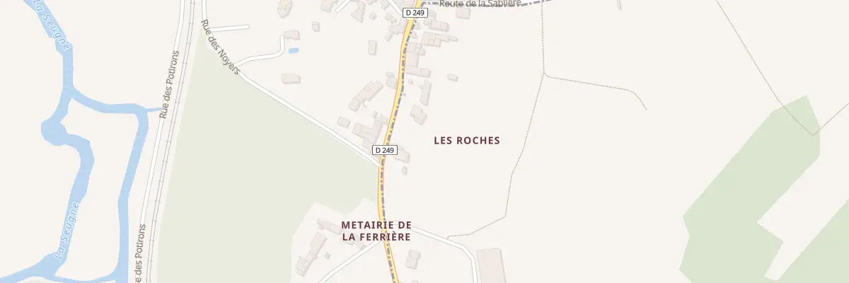 Plan du 23 Rte des Carrières à Avy