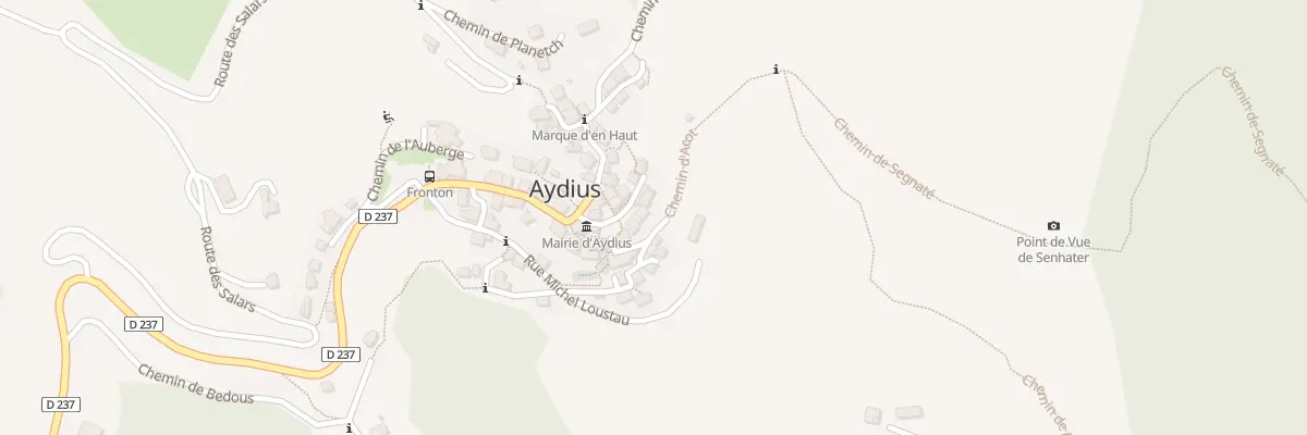 Plan du 7 Pl Minvielle à Aydius