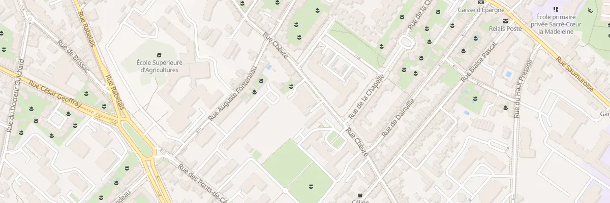 Plan du 100 Rue Chèvre à Angers