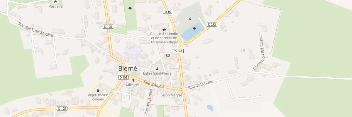 Plan du 13 Rue du Maine Bierne à Bierné-les-Villages