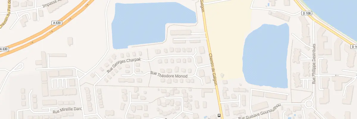 Plan du 6 Rue Georges Charpak à Villenave-d’Ornon