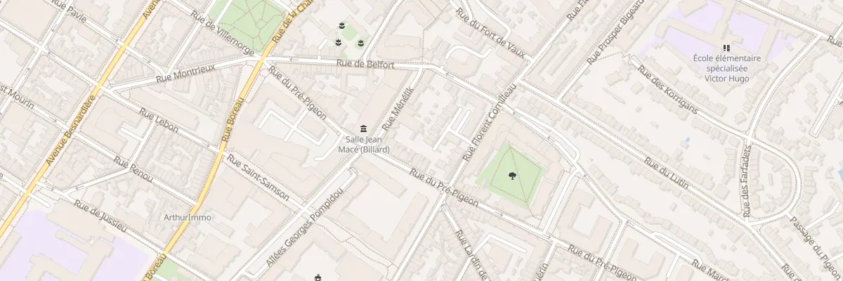 Plan du 44 Rue Florent Cornilleau à Angers