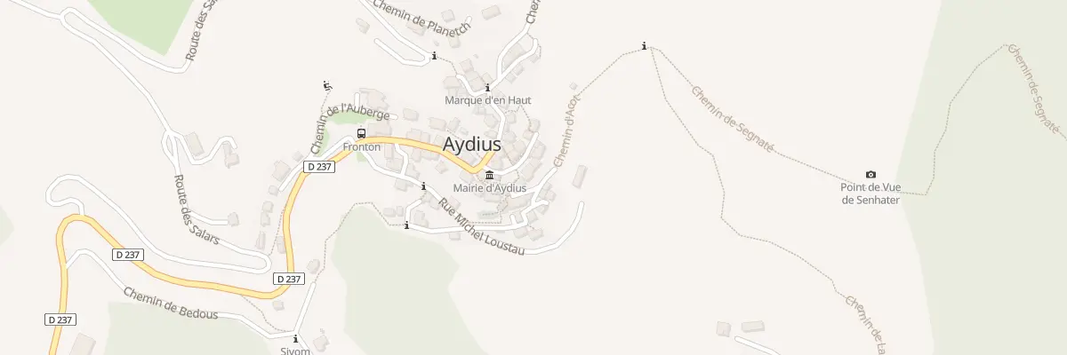 Plan du 5039 Village à Aydius