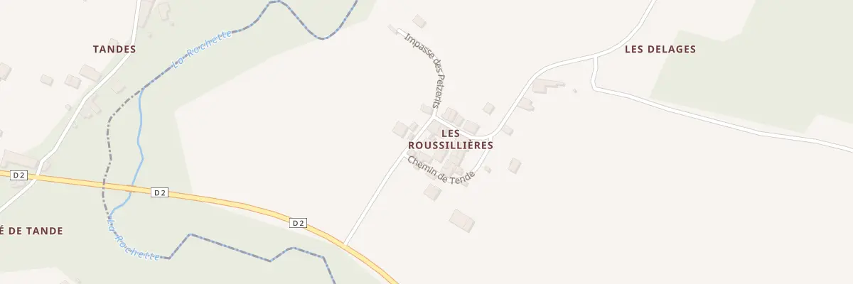 Plan du 15 Rue des Roussillieres à Clion