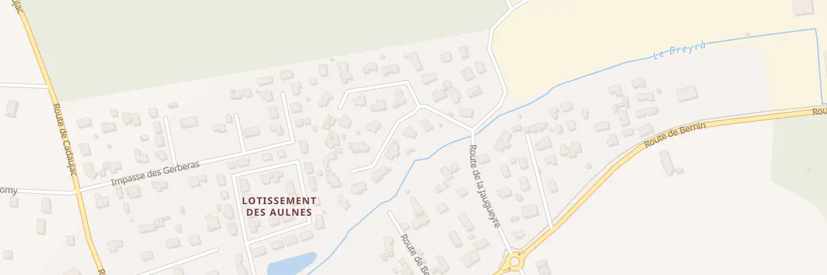 Plan du 4 Rue des Orchidées à Martillac