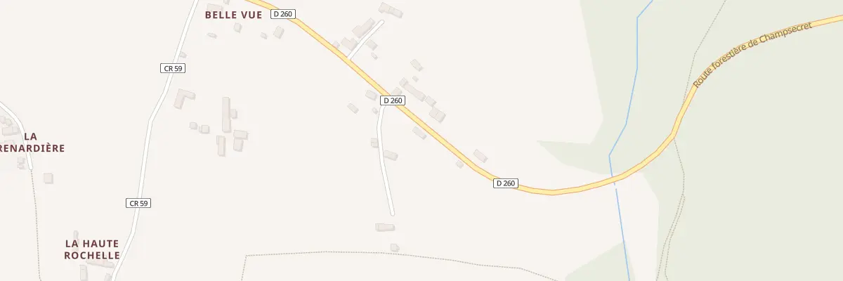 Plan du 290 Rte Forestiere Buisson Fortin à Champsecret