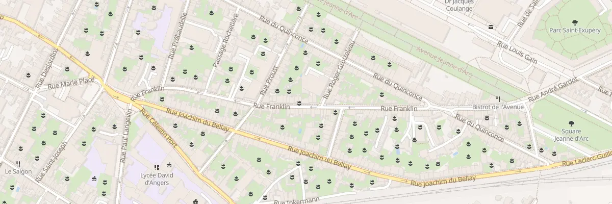 Plan du 63 Rue Franklin à Angers