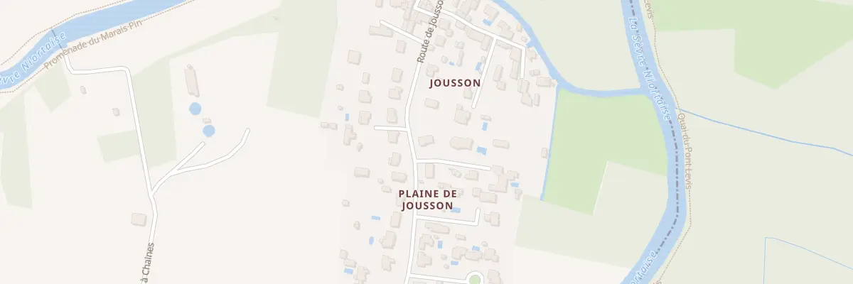 Plan du 102 Rte de Jousson à Magné