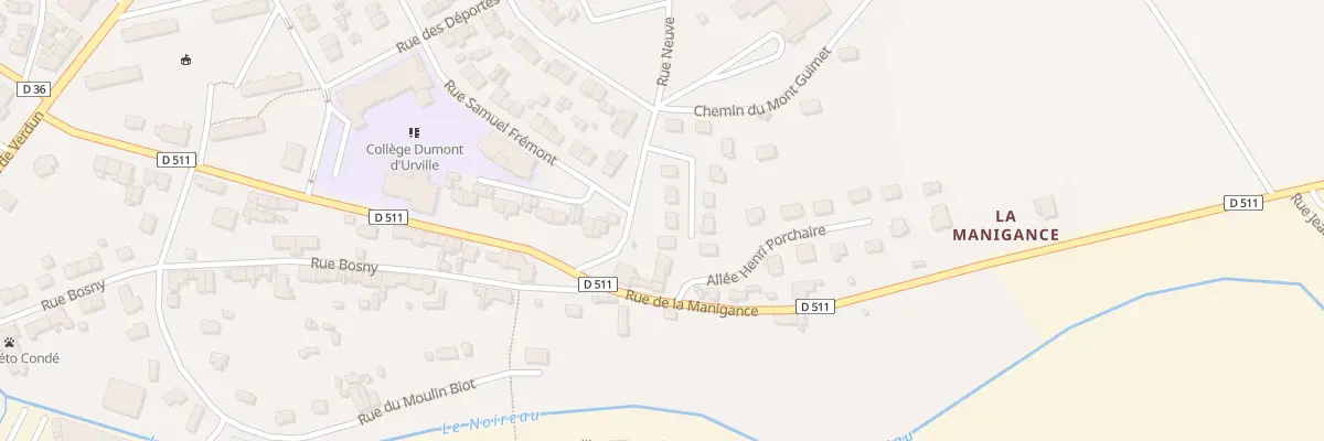 Plan du 6 Rue des Camps Jacques - Conde à Condé-en-Normandie