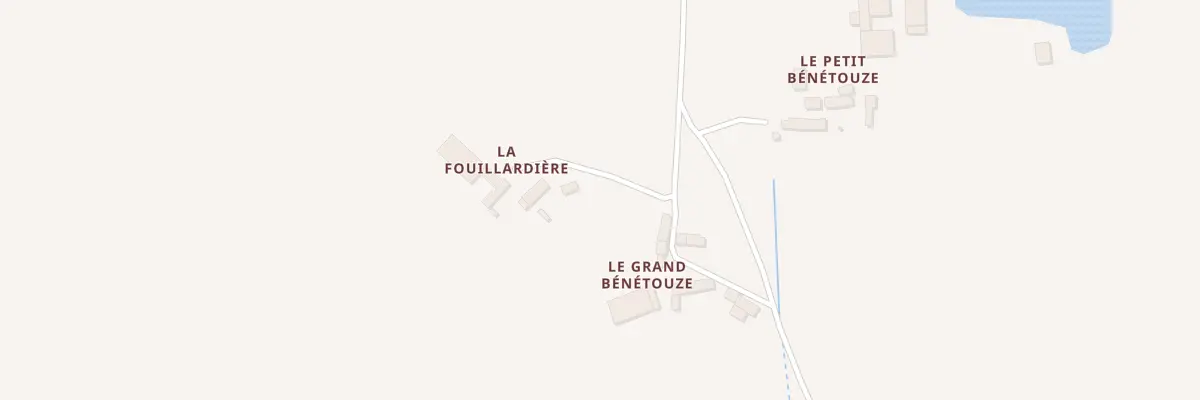 Plan du 1 La Fouillardiere à Montreuil-Poulay