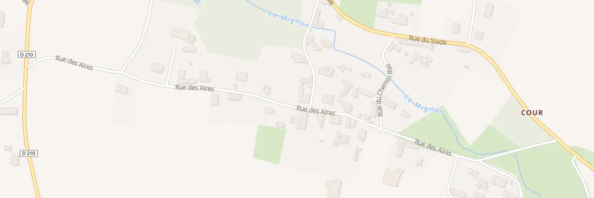 Plan du 23 Rue des Aires à Dœuil-sur-le-Mignon