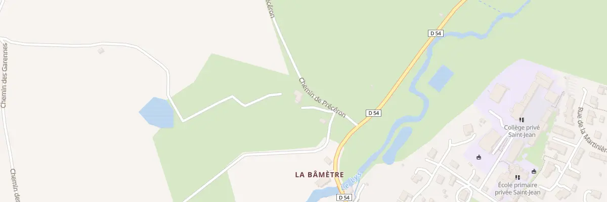 Plan du 1 Che de Précéron à Lys-Haut-Layon