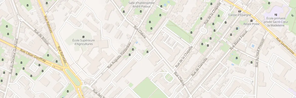 Plan du 96 Rue Chèvre à Angers