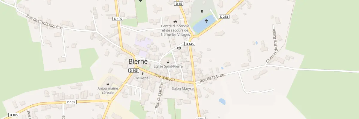 Plan du 5 Rue Hardy Bierne à Bierné-les-Villages