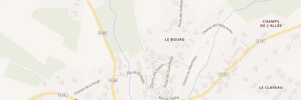 Plan du 12 Che de la Gagnerie à La Chapelle-des-Pots