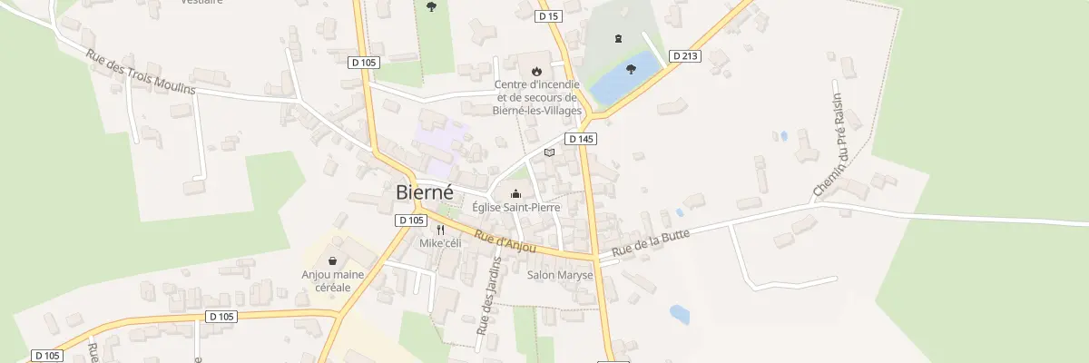 Plan du 3 Rue Hardy Bierne à Bierné-les-Villages
