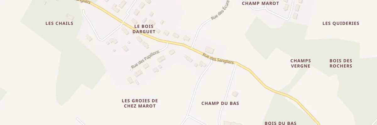 Plan du 88 Rue des Sangliers à Écoyeux