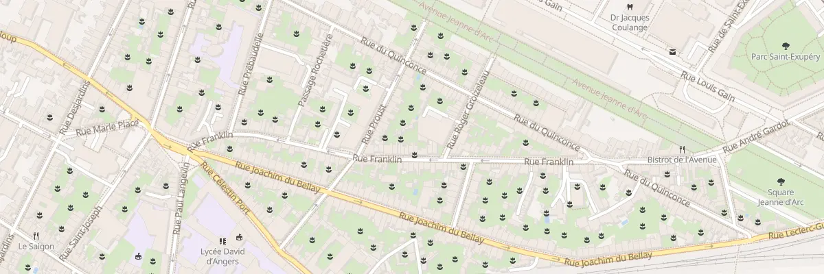 Plan du 59 Rue Franklin à Angers