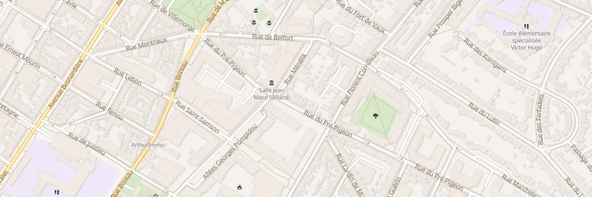 Plan du 33 Rue du Pré-Pigeon à Angers