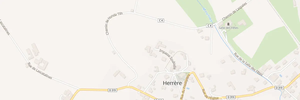 Plan du 2 Imp Soubielle à Herrère
