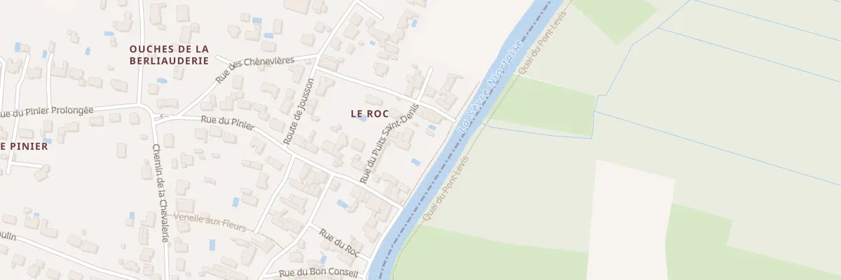 Plan du 14 Rue du Puits Saint Denis à Magné