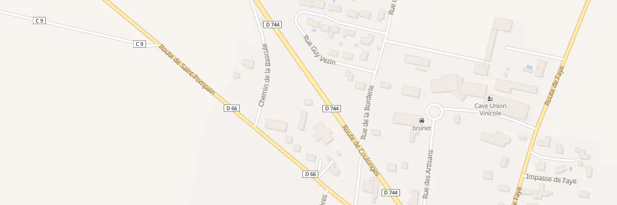 Plan du 37 Rte de Coulonges à Villiers-en-Plaine