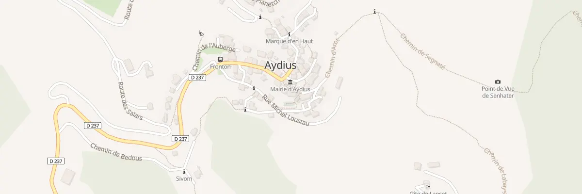 Plan du 5042 Village à Aydius