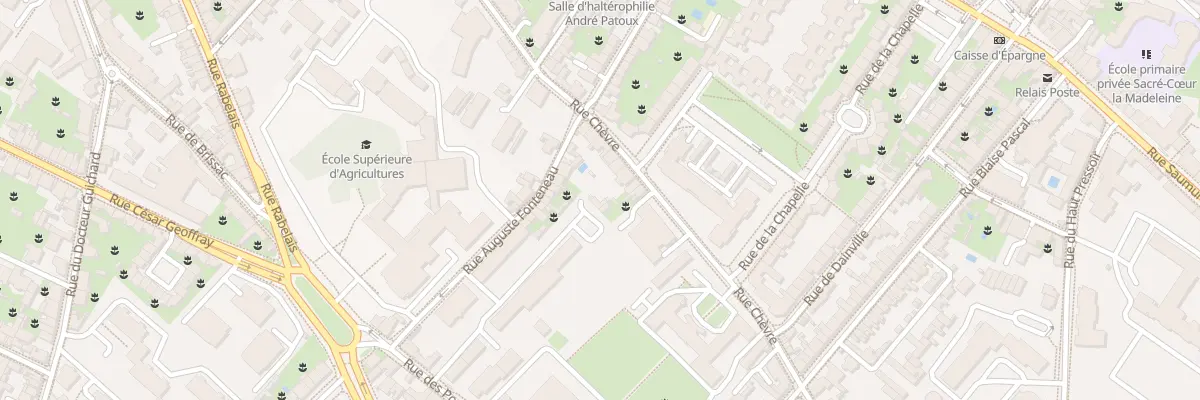 Plan du 94 Rue Chèvre à Angers