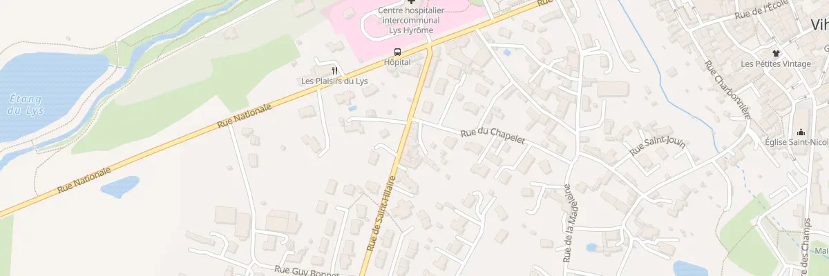 Plan du 9 Rue de Saint Hilaire à Lys-Haut-Layon