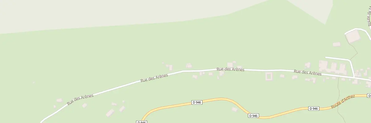 Plan du 543 Rue des Arenes à Morlanne